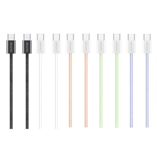 AWEI CL-219T Type-C to Type-C Fast Charging Cable 60W