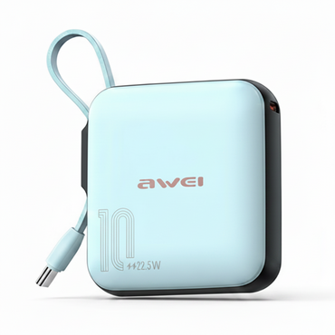 Awei P86K power bank multiple device charging compact size Pakistan