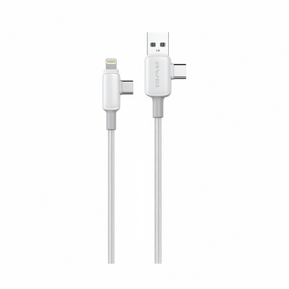 AWEI CL-184 Multi-Plug Fast Charging Cable 60W