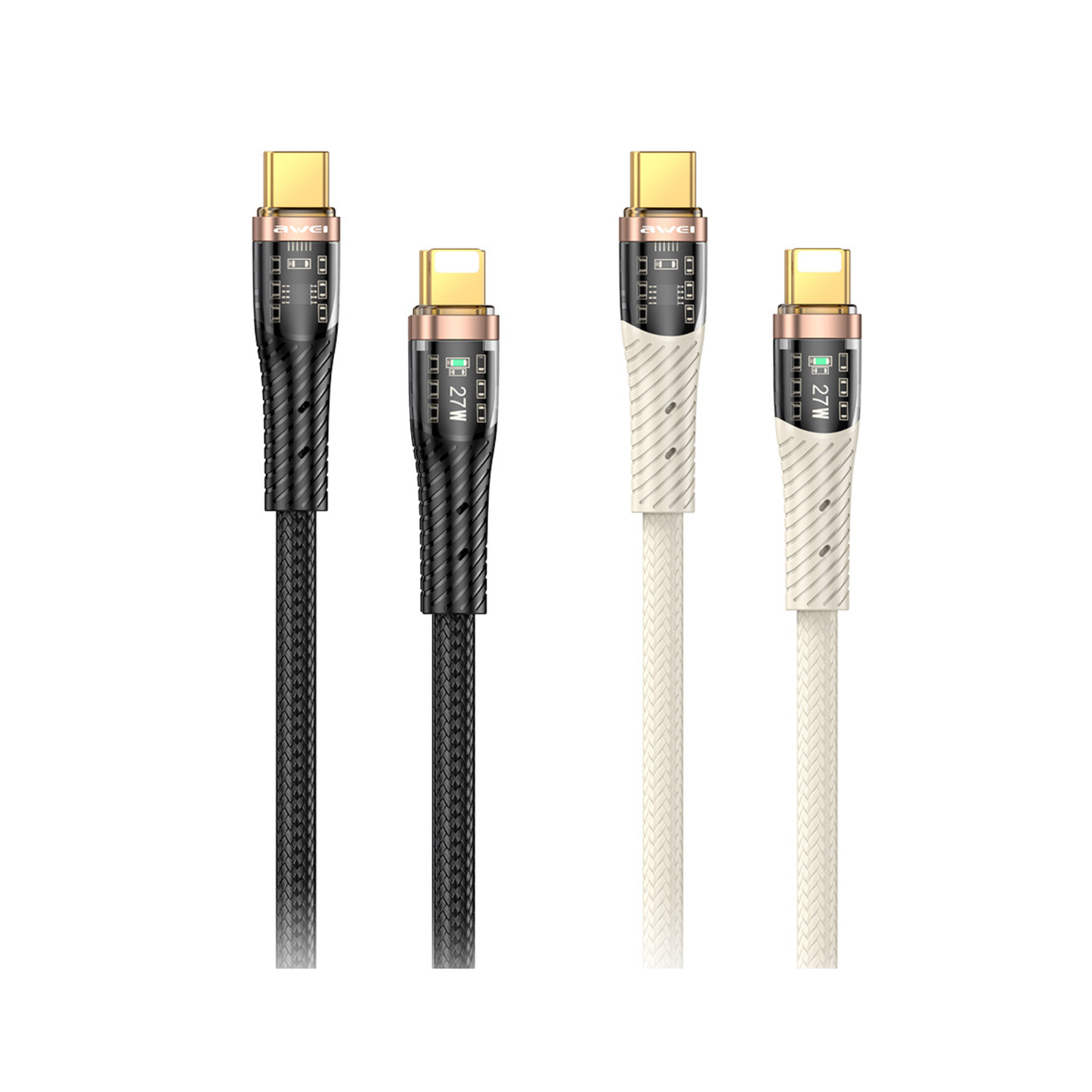 Awei CL 229i type c to lightning cable 27W fast charging Pakistan