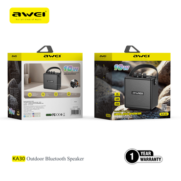 Awei KA30 TWS stereo portable outdoor speaker belt design
