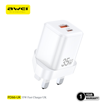 Awei GaN charger low heat fast charging for iphone android Pakistan