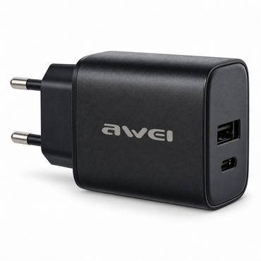 AWEI PD85 22.5W Fast Charger | Dual Port Adapter