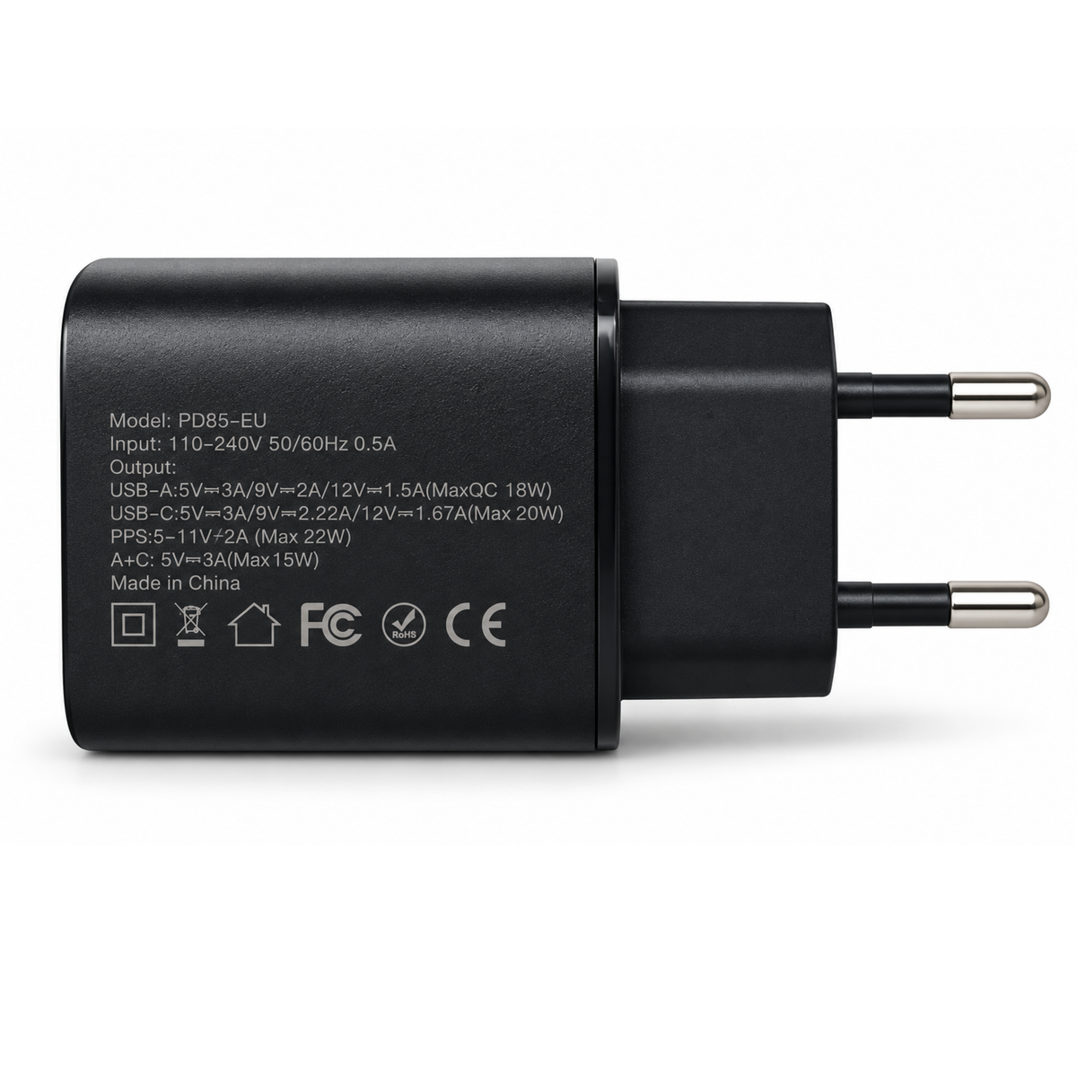 AWEI PD85 22.5W Fast Charger | Dual Port Adapter