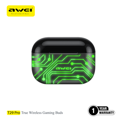 Awei T29 Pro earbuds type c charging case
