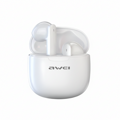 Awei T68 earbuds fast charging 10 min charge 180 min play 13mm driver wireless earbuds deep bass sound Pakistan