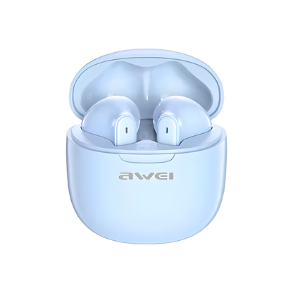 Awei T68 ENC earbuds Type-C charging case fast charge support
ergonomic Awei T68 earbuds lightweight design for long use Pakistan