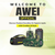 Promotional image of AWEI soundboxes with text about premium audio and comfort.