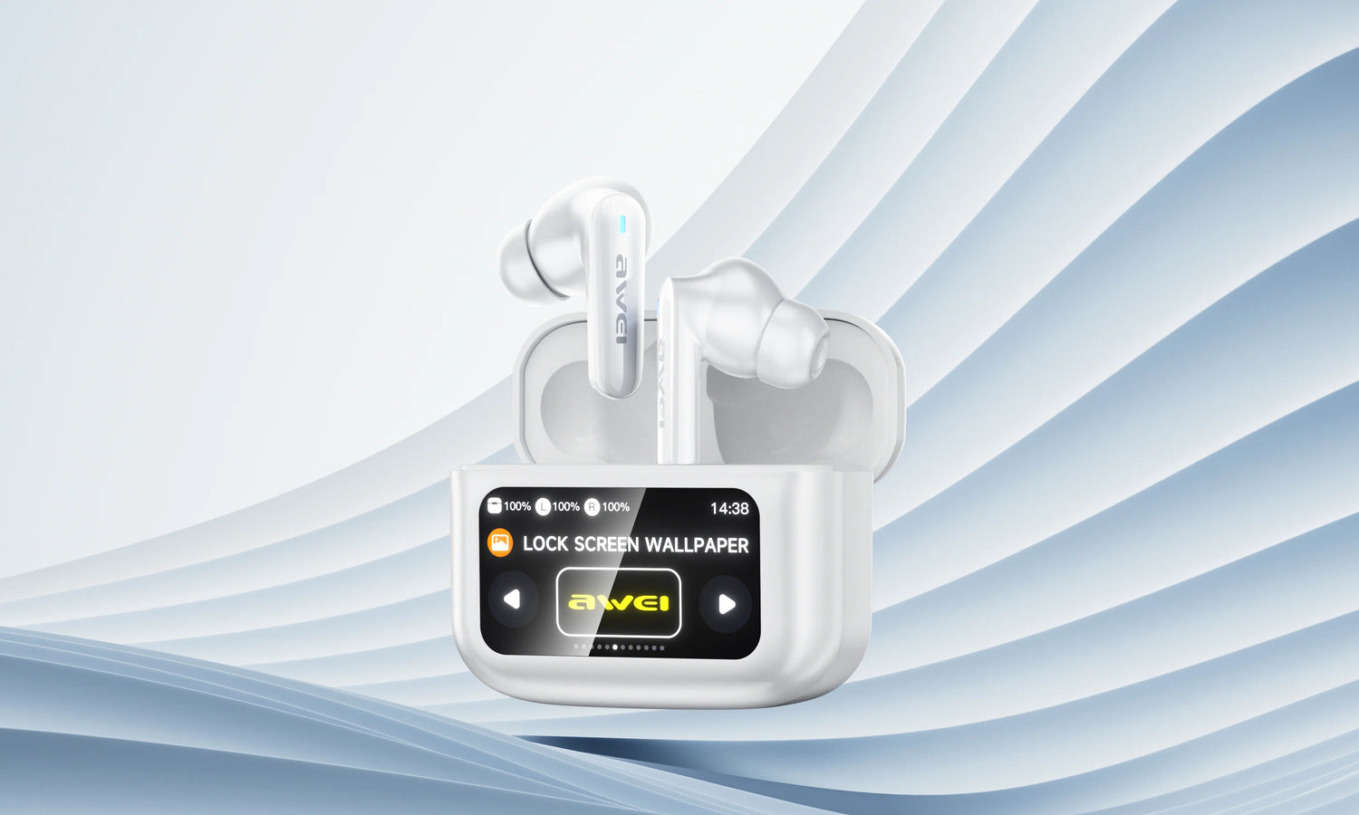 Awei Wireless earbuds with a charging case Pakistan