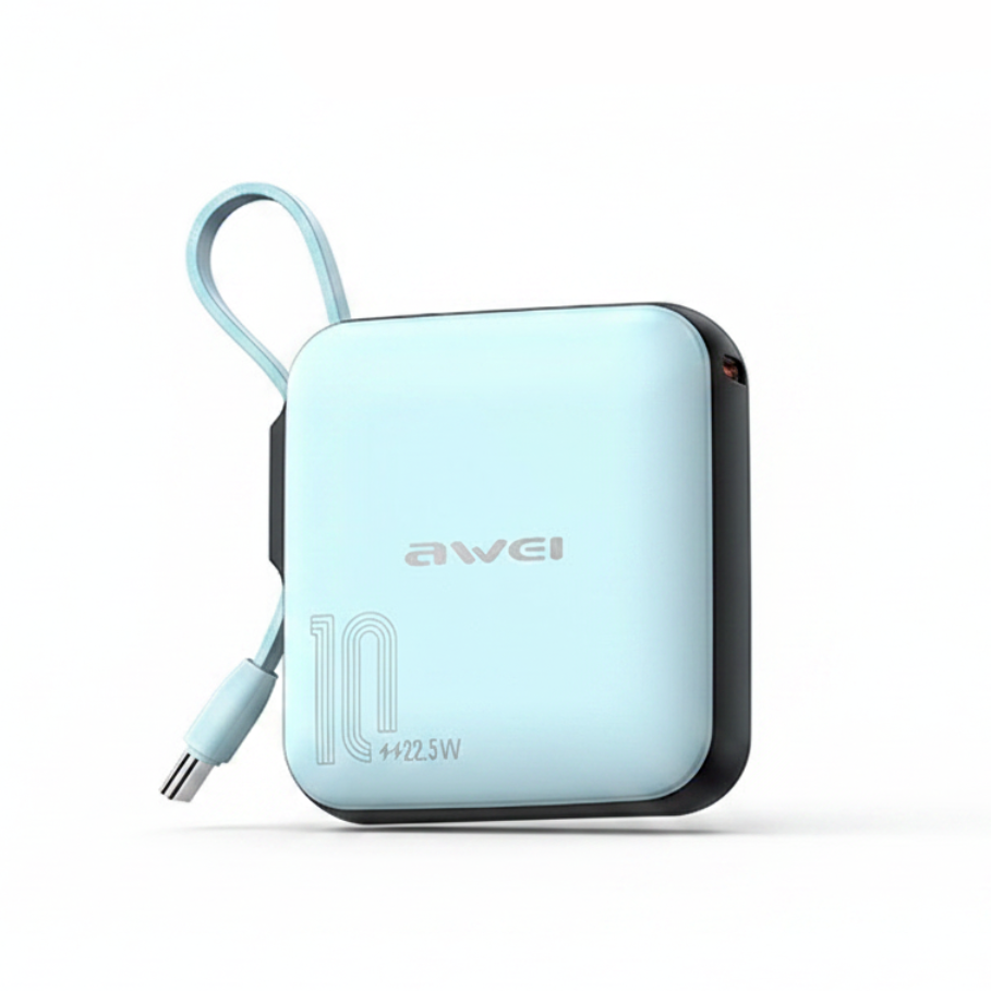 Awei P86K power bank multiple device charging compact size Pakistan