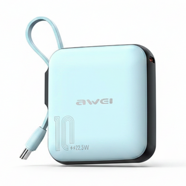 Awei P86K power bank multiple device charging compact size Pakistan
