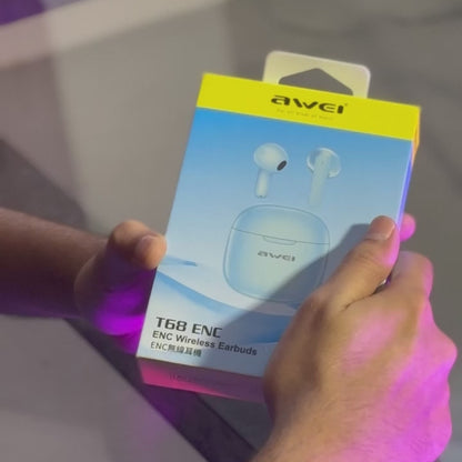 AWEI T68 ENC Wireless Bluetooth Earbuds